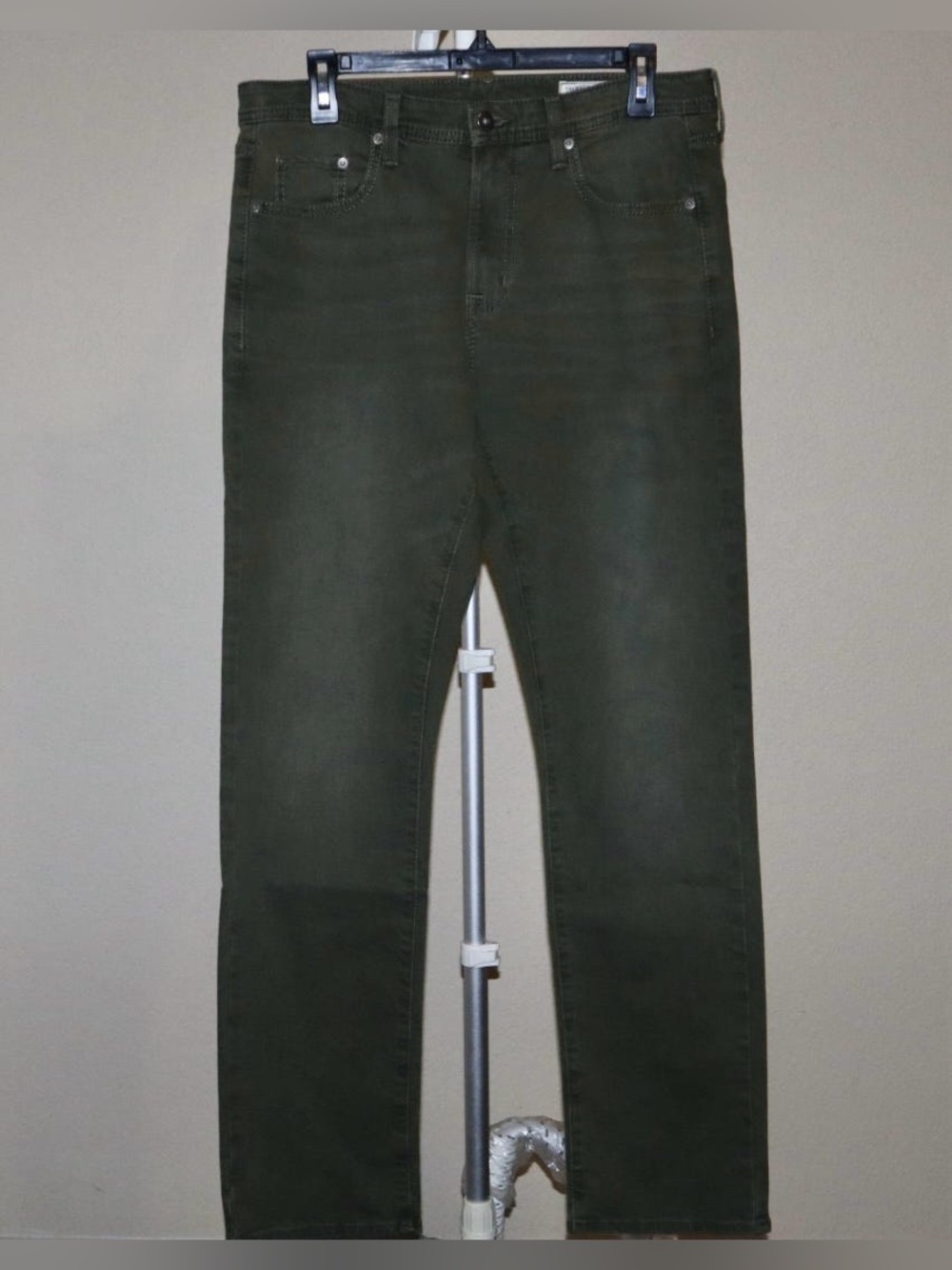 Daniel Cremieux Men's Olive Straight Jeans